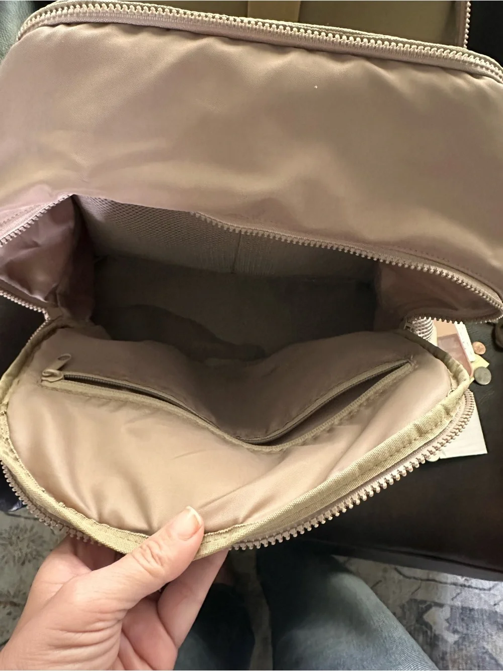 1st Phorm Transit Commuter Backpack - Taupe / Beige (Great condition)